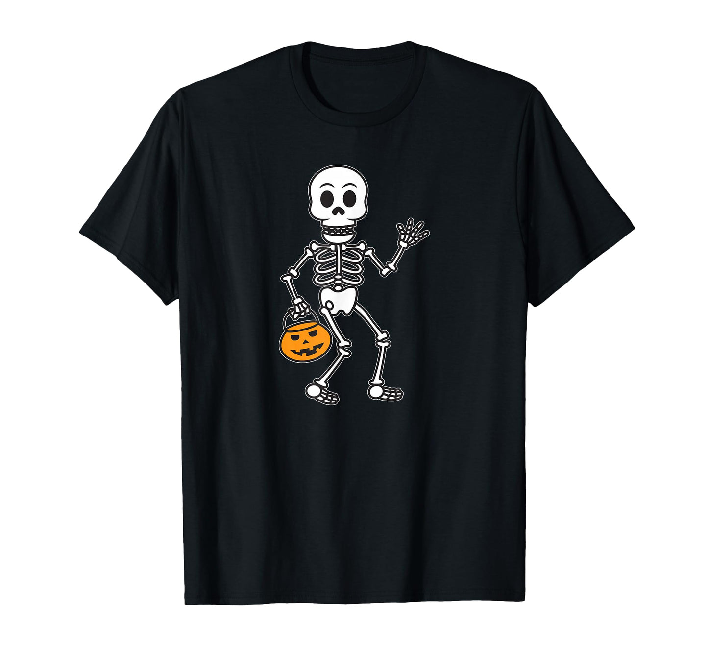 Halloween Skeleton Trick Or Treat T-Shirt