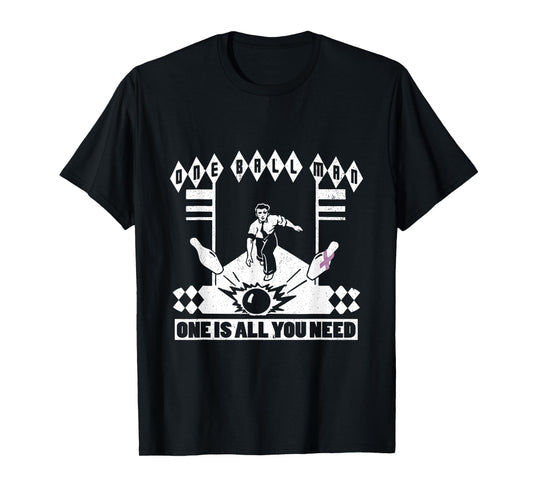 Sideways Tees Funny Awesome Inspirational Testicular Cancer Survivor T-Shirt, Men's Black Short Sleeve Classic Fit T-Shirt, Small