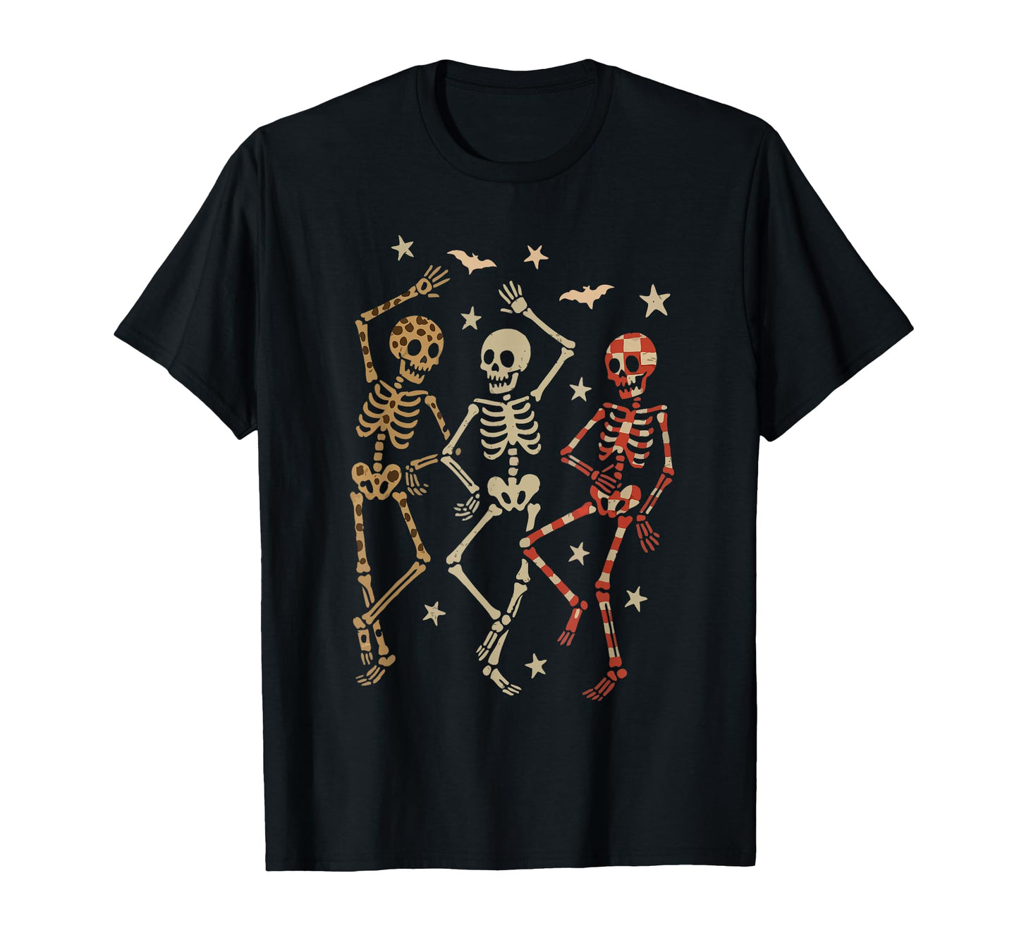 Halloween Dancing Skeletons Funny Spooky Party for Men Women T-Shirt