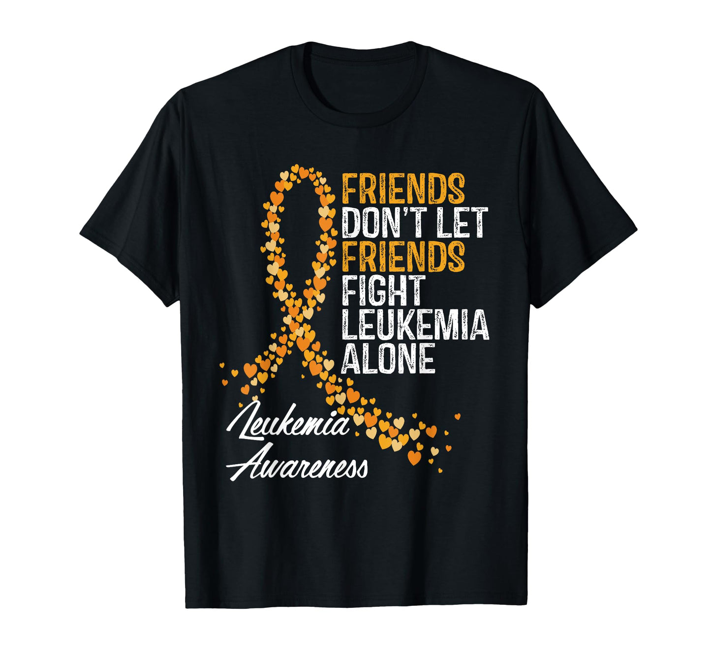 Leukemia Awareness Friends Support Blood Cancer T-Shirt
