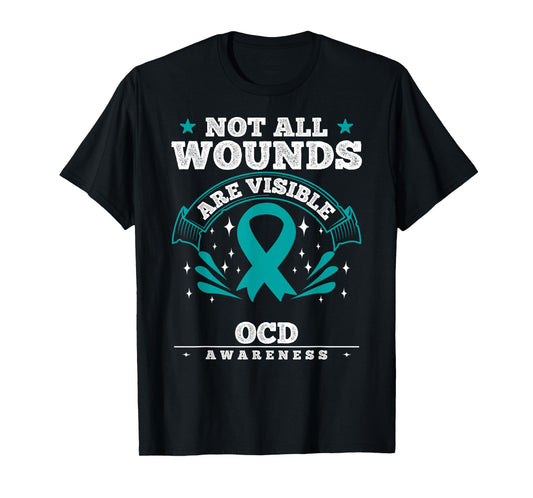 Obsessive-Compulsive Disorder Gift OCD Awareness Ribbon T-Shirt
