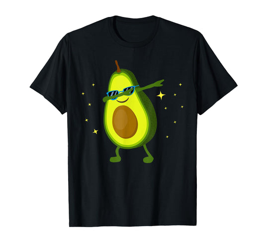 Dabbing Avocado T-Shirt Dabbing Fruit Shirts Vegan Avocado T-Shirt