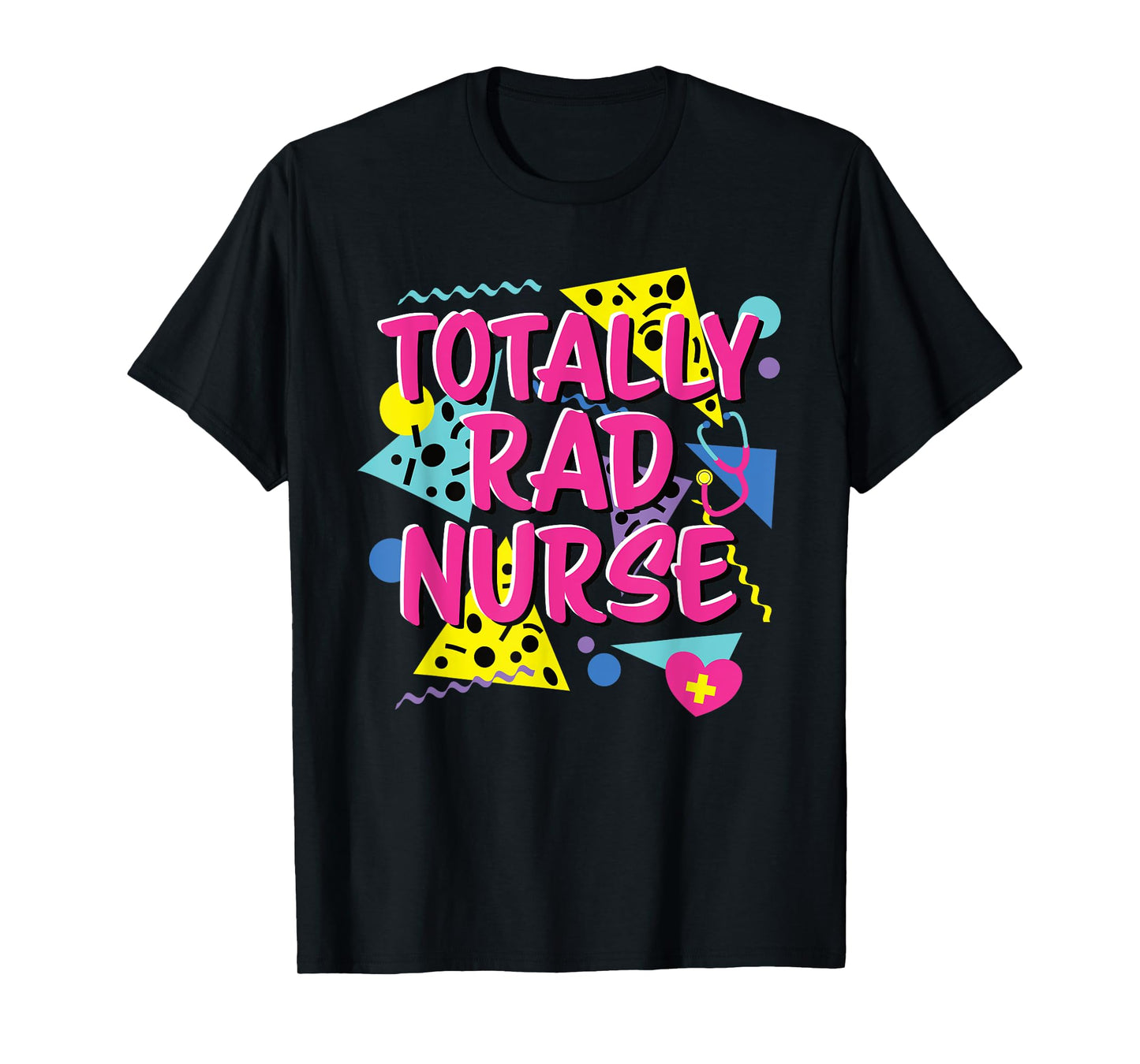 80s 90s Nurse Costume Lazy Halloween Party Theme 1980s 1990s T-Shirt