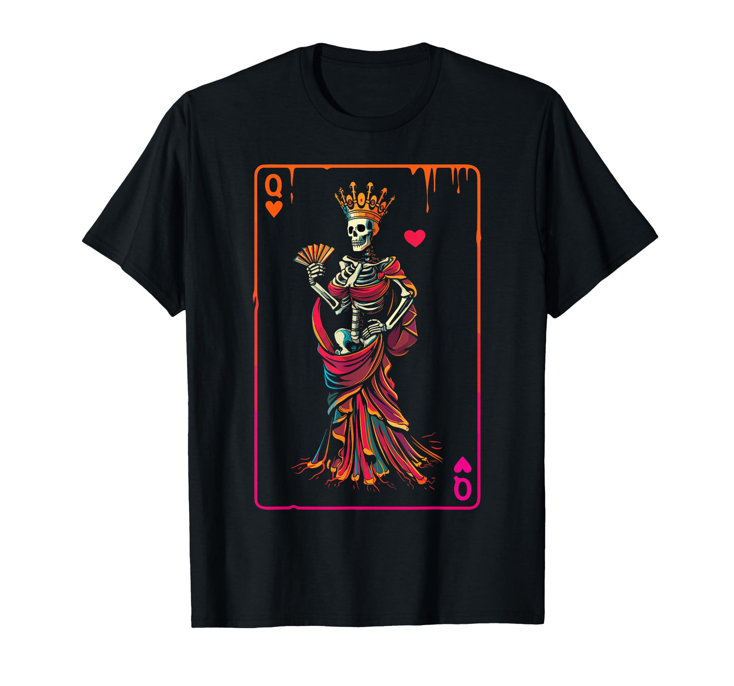 Queen of Hearts Halloween Costume Valentines Card Couple Set T-Shirt