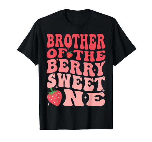 Brother Of The Berry Sweet One 1st Birthday Strawberry T-Shirt