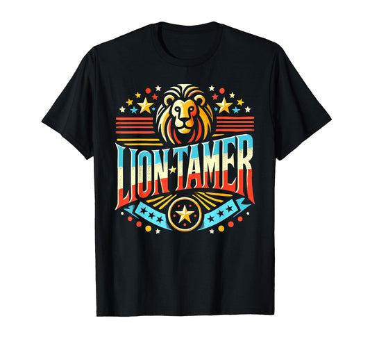 Lion Tamer Shirt Men Women Costume Ringmaster Costume T-Shirt