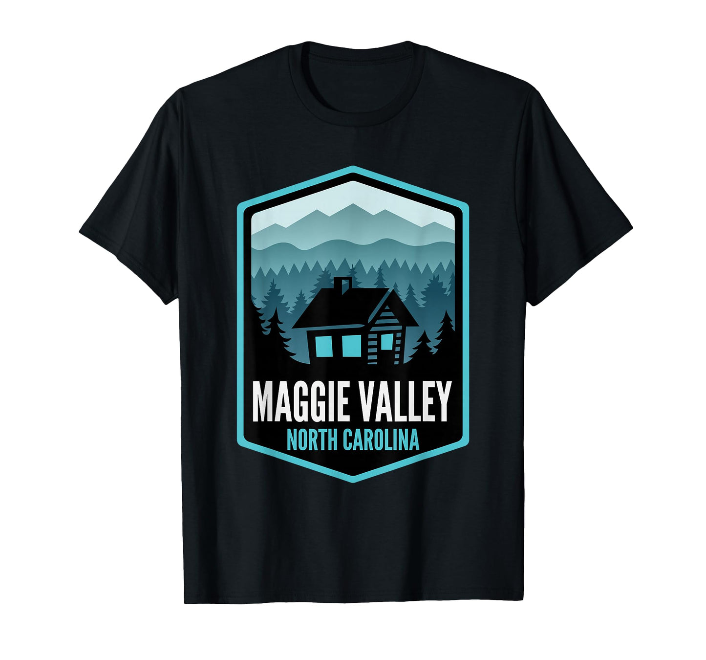 Maggie Valley North Carolina Cabin T-Shirt