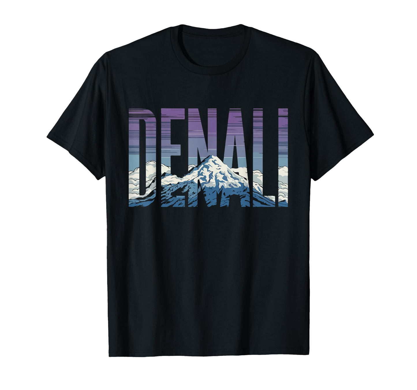 Retro Vintage Denali Alaska Climbed Mount Denali Summit T-Shirt