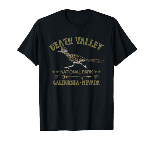 Death Valley National Park Roadrunner California Nevada T-Shirt