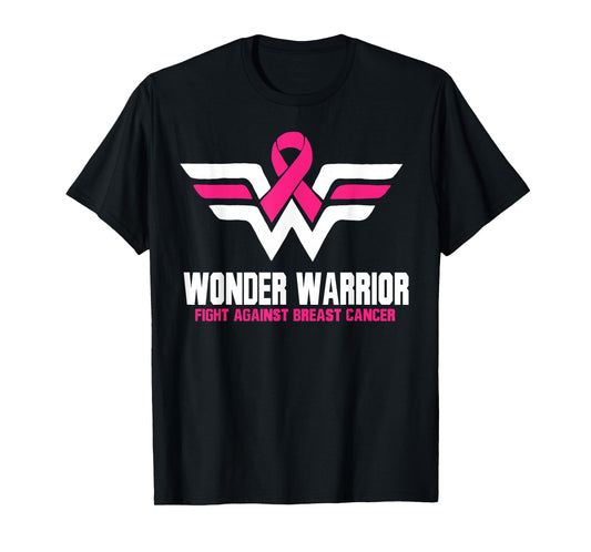 Super Hero Breast Cancer T-Shirt For Women T-Shirt