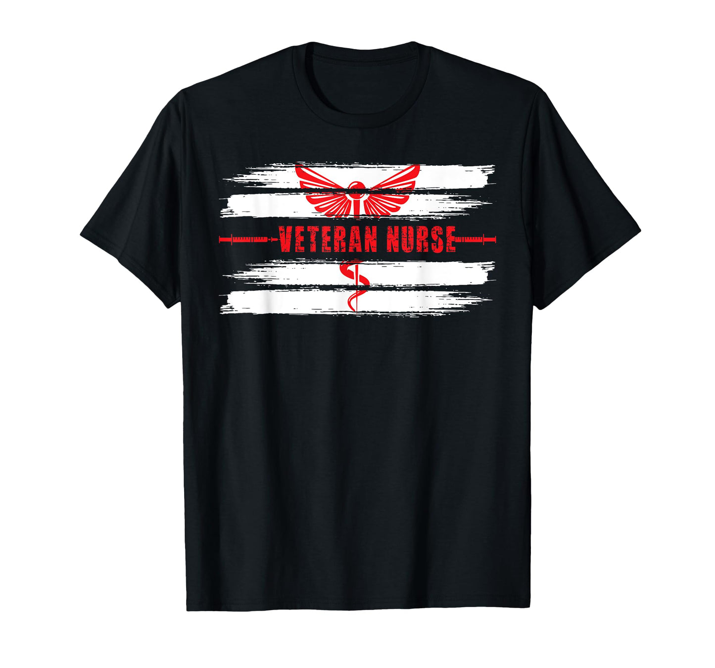 Proud Veteran Nurse Veteran Nursing Caduceus T-Shirt