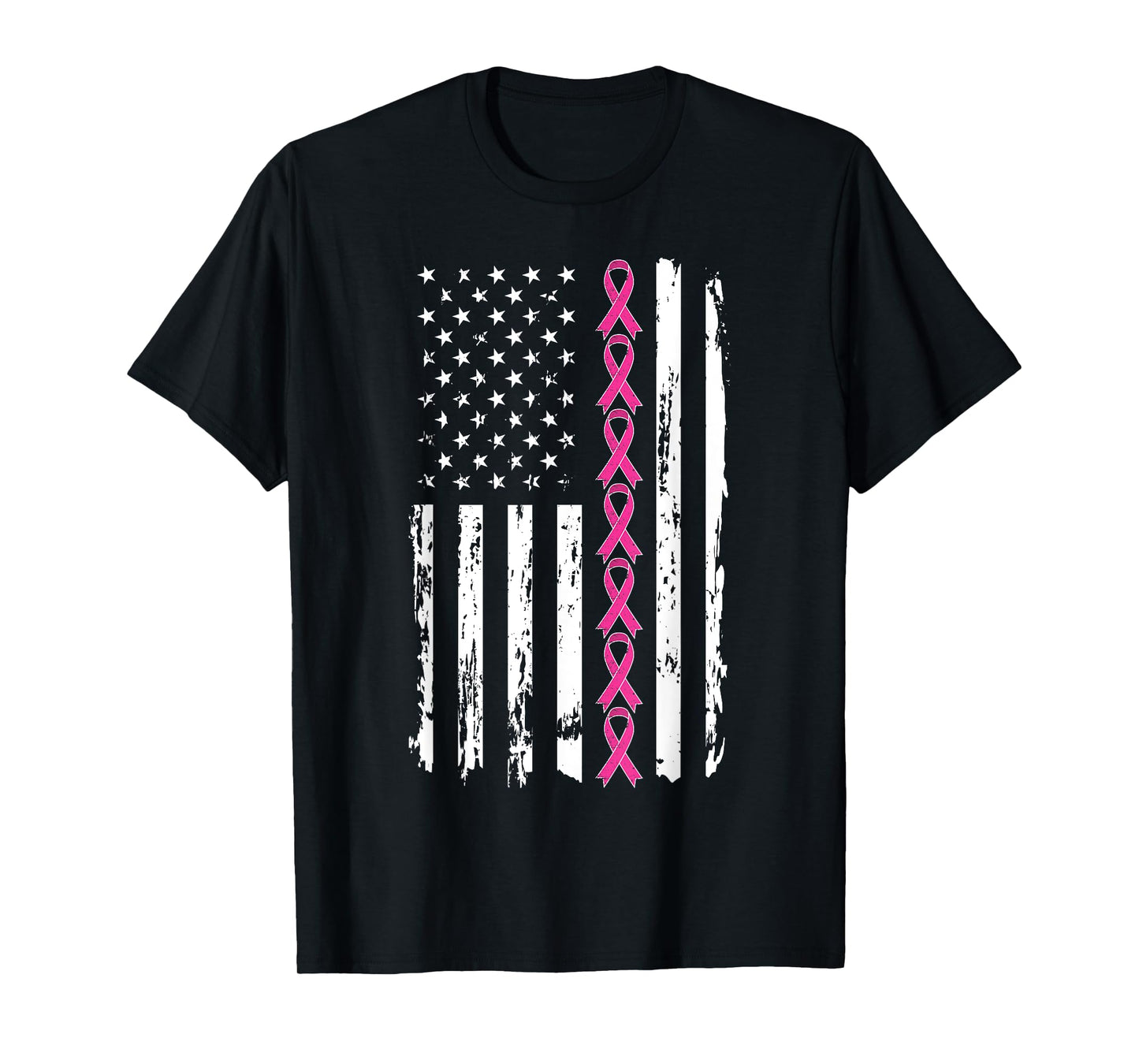 Pink Ribbon Shirt Women Men Breast Cancer Awareness T-Shirt