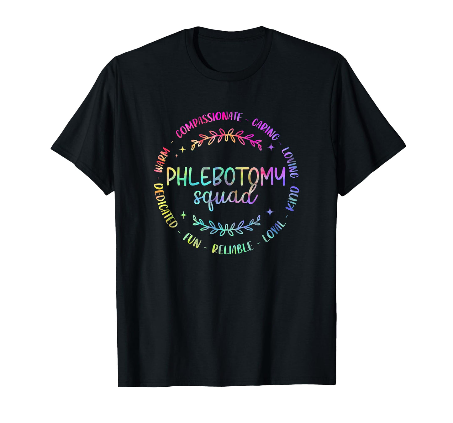 Phlebotomy Squad Phlebotomist Tie Dye Design For Nurse T-Shirt