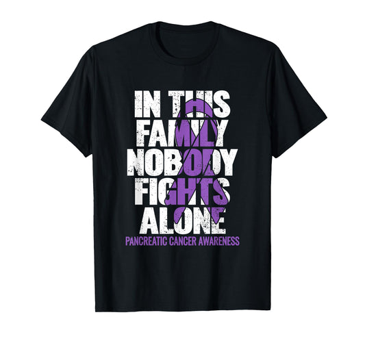 Pancreatic Cancer Support Family Pancreatic Cancer Awareness T-Shirt