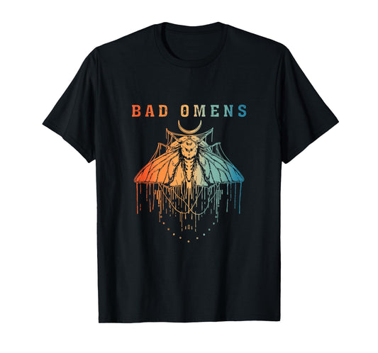 Bad Omens Funny Aesthetic Moth Vintage T-Shirt