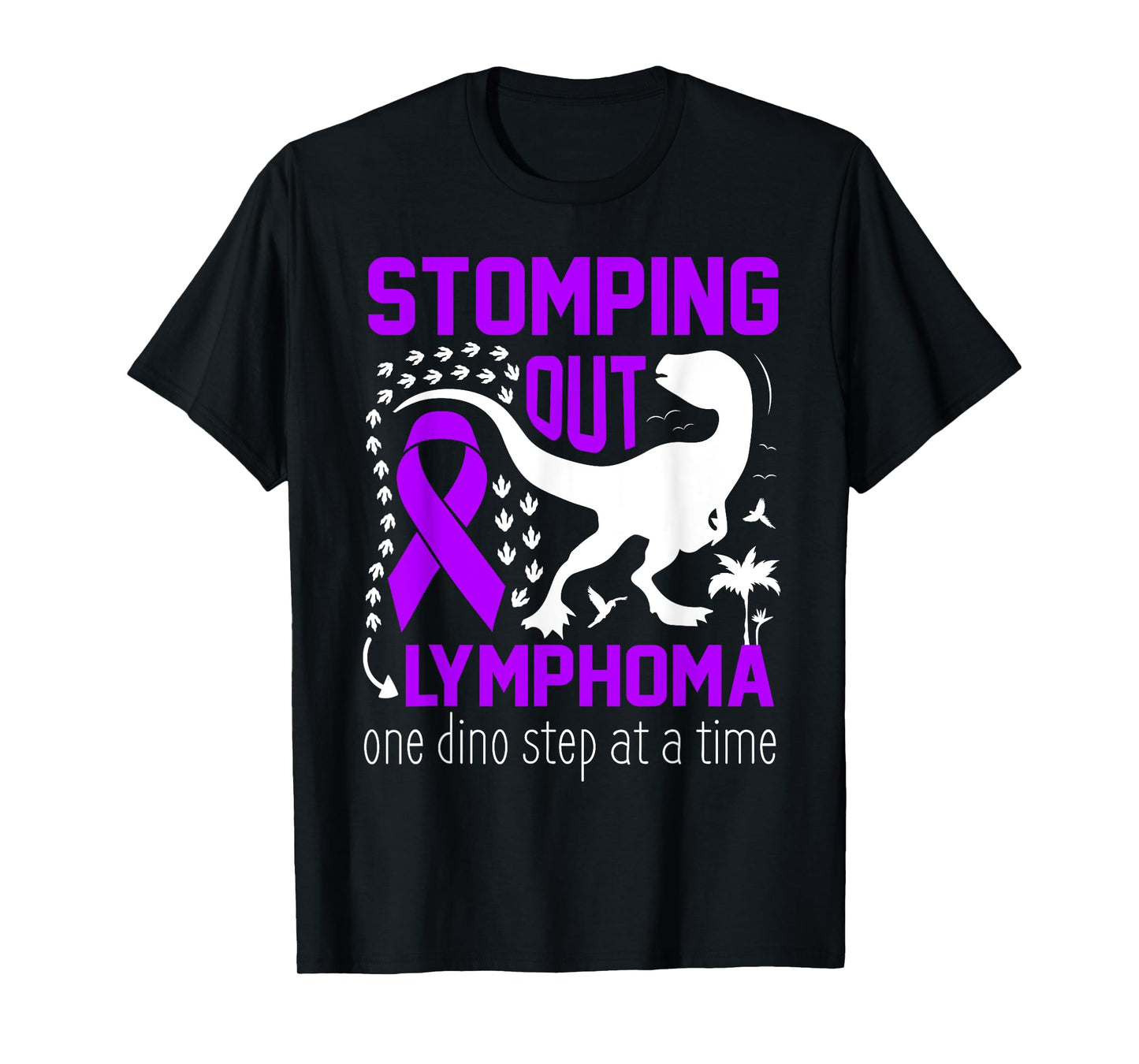 Hodgkins lymphoma Warrior Awareness Purple Ribbon Child T-Shirt