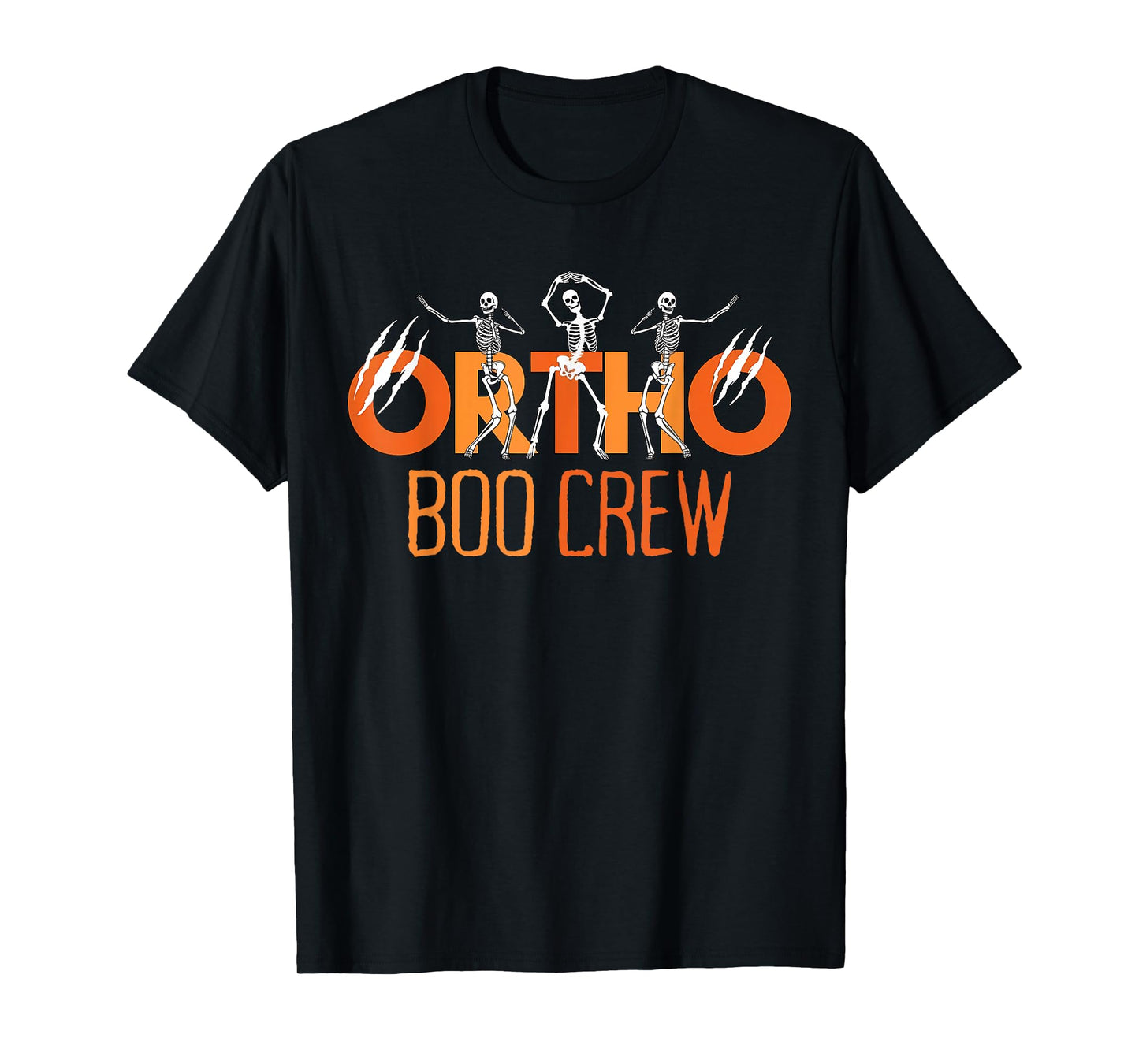 Cute Ortho Squad Spooky Ortho Orthopedic Boo Crew Halloween T-Shirt