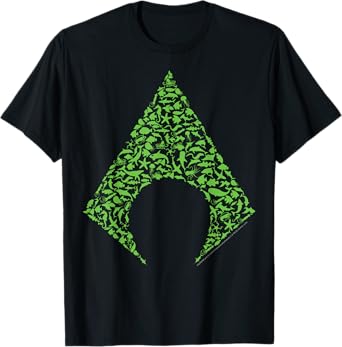 DC Comics Aquaman Fish & Sharks Arrow T-Shirt
