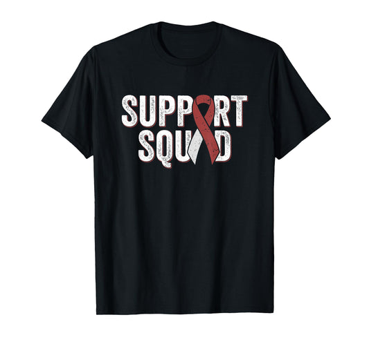 Head and Neck, Throat, Oral Cancer Support Squad T-Shirt