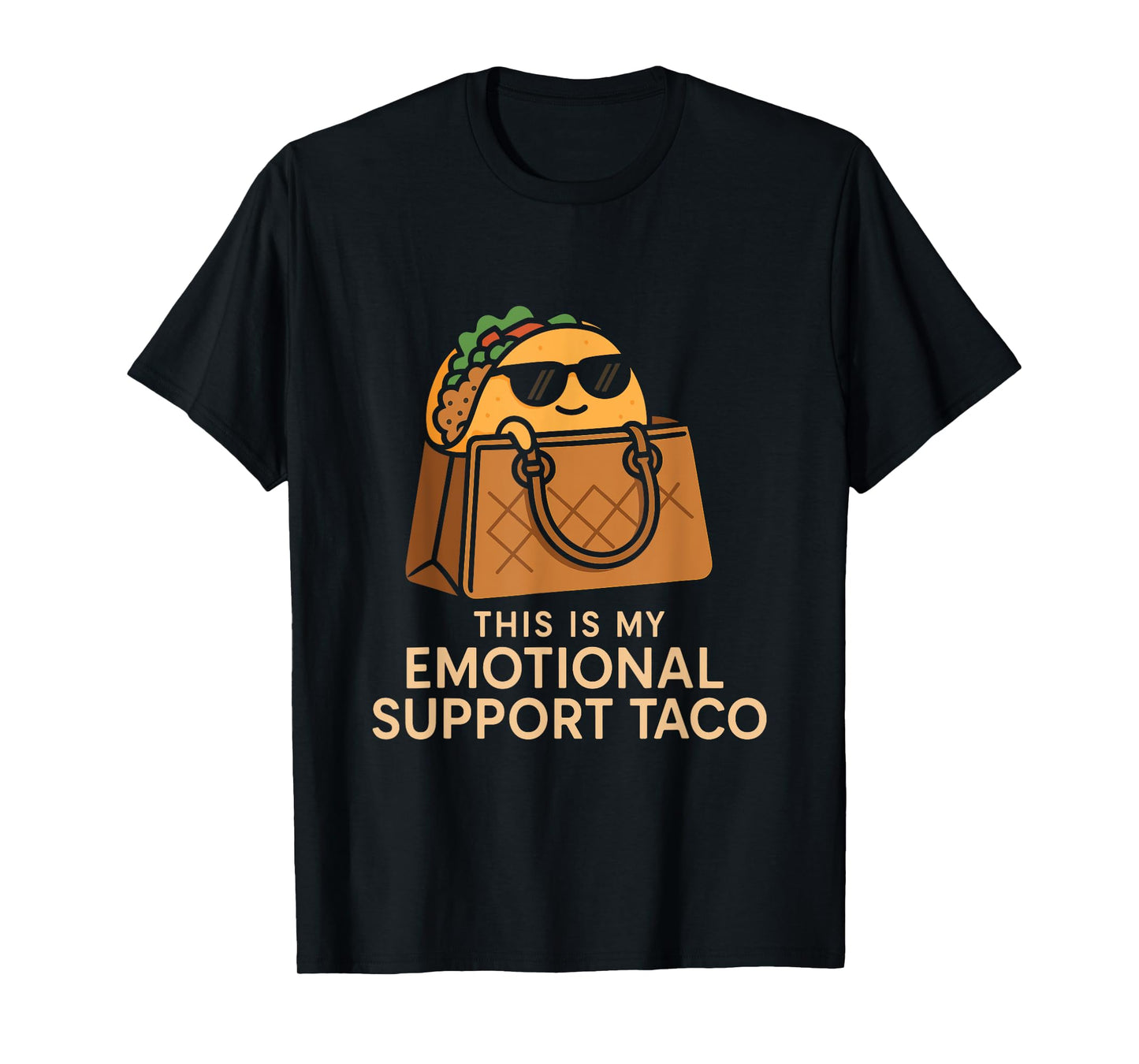 Funny Emotional Support Taco T-Shirt