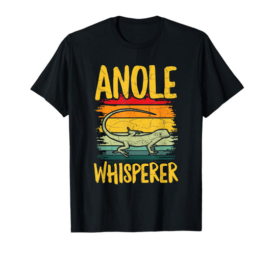 Anole Whisperer Quote for a Green Anole expert T-Shirt