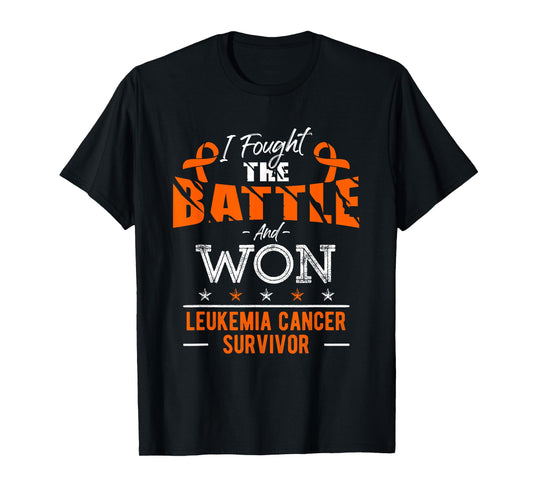 Leukemia Awareness Cancer Survivor Fighter T-Shirt