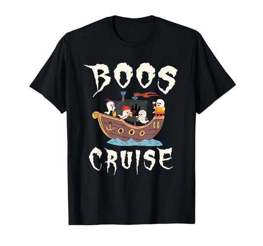 Halloween Party Wine Beer Drinking Boos Cruise T-Shirt