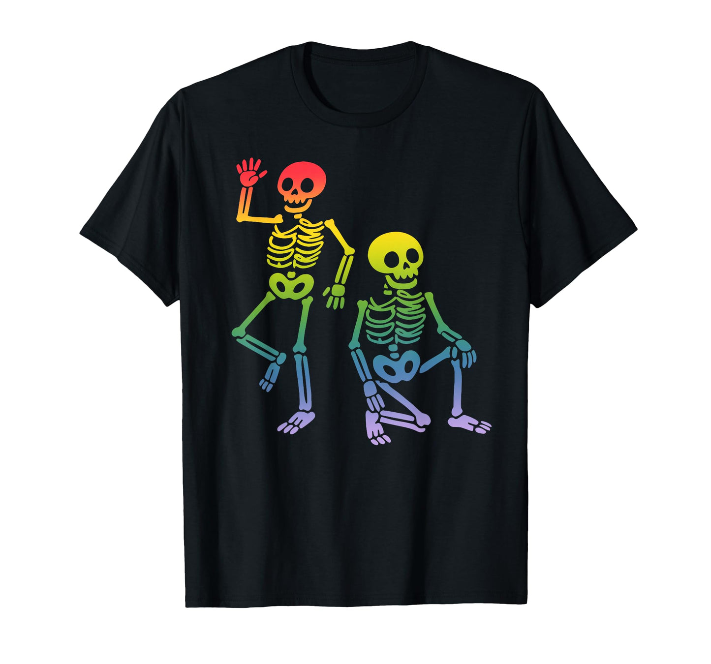 Slightly Subtle Halloween Skeleton Candy T-Shirt