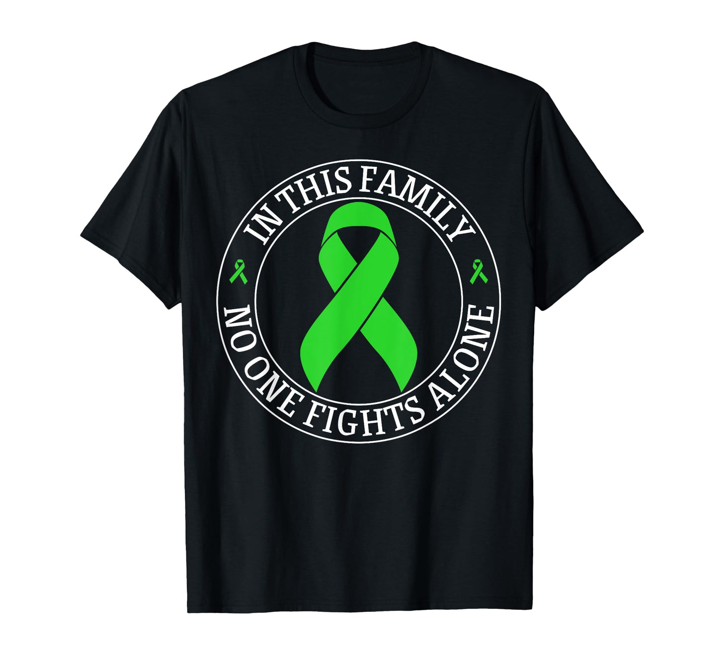 In This Family No-one Fight Alone Lymphoma Cancer Awareness T-Shirt