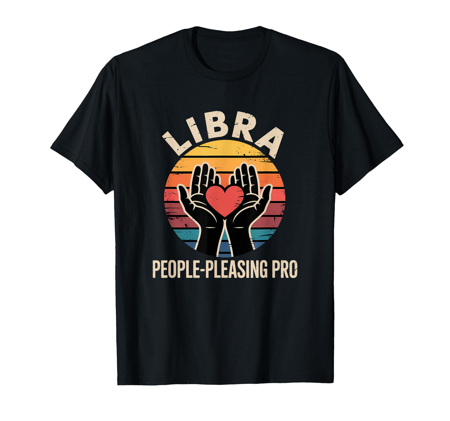 Vintage Libra Horoscope Design - People-Pleasing Pro T-Shirt