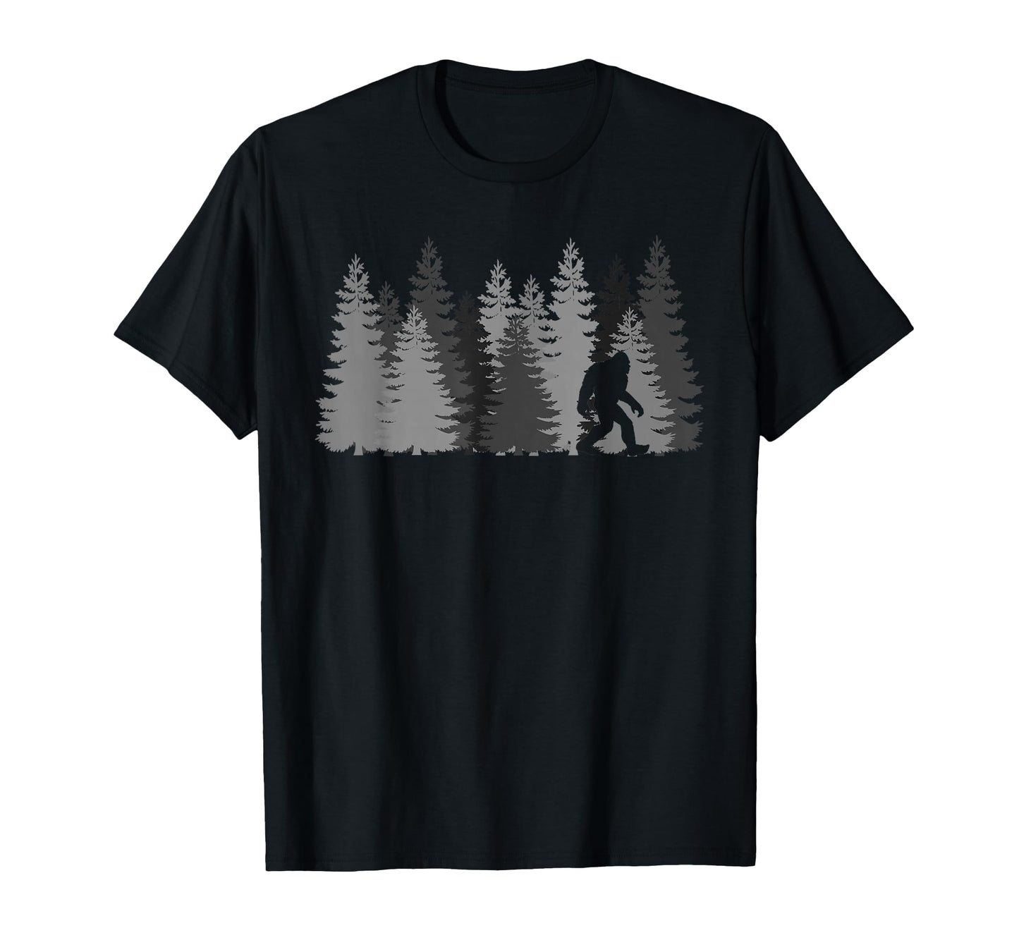 Bigfoot in the Forest Sasquatch Yeti T-Shirt