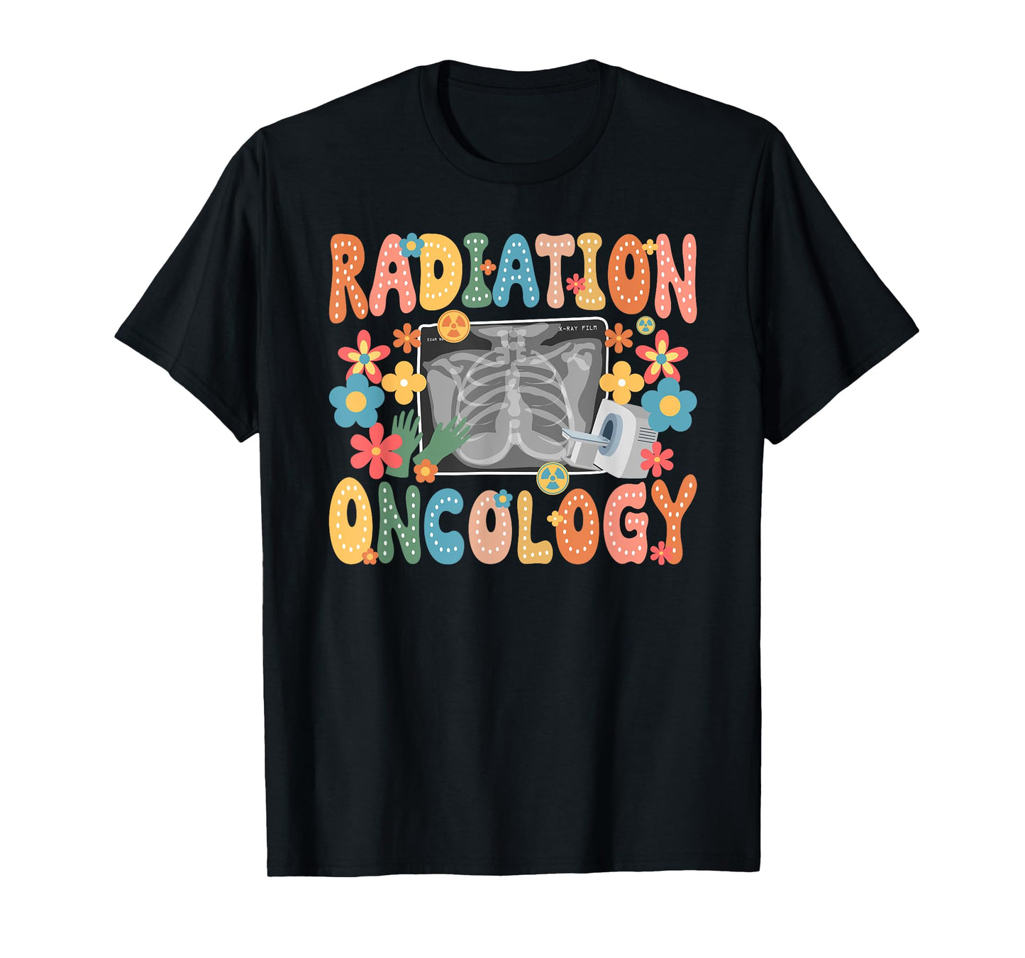 Radiation Oncology Groovy Rad Onc Radiation Oncologist T-Shirt