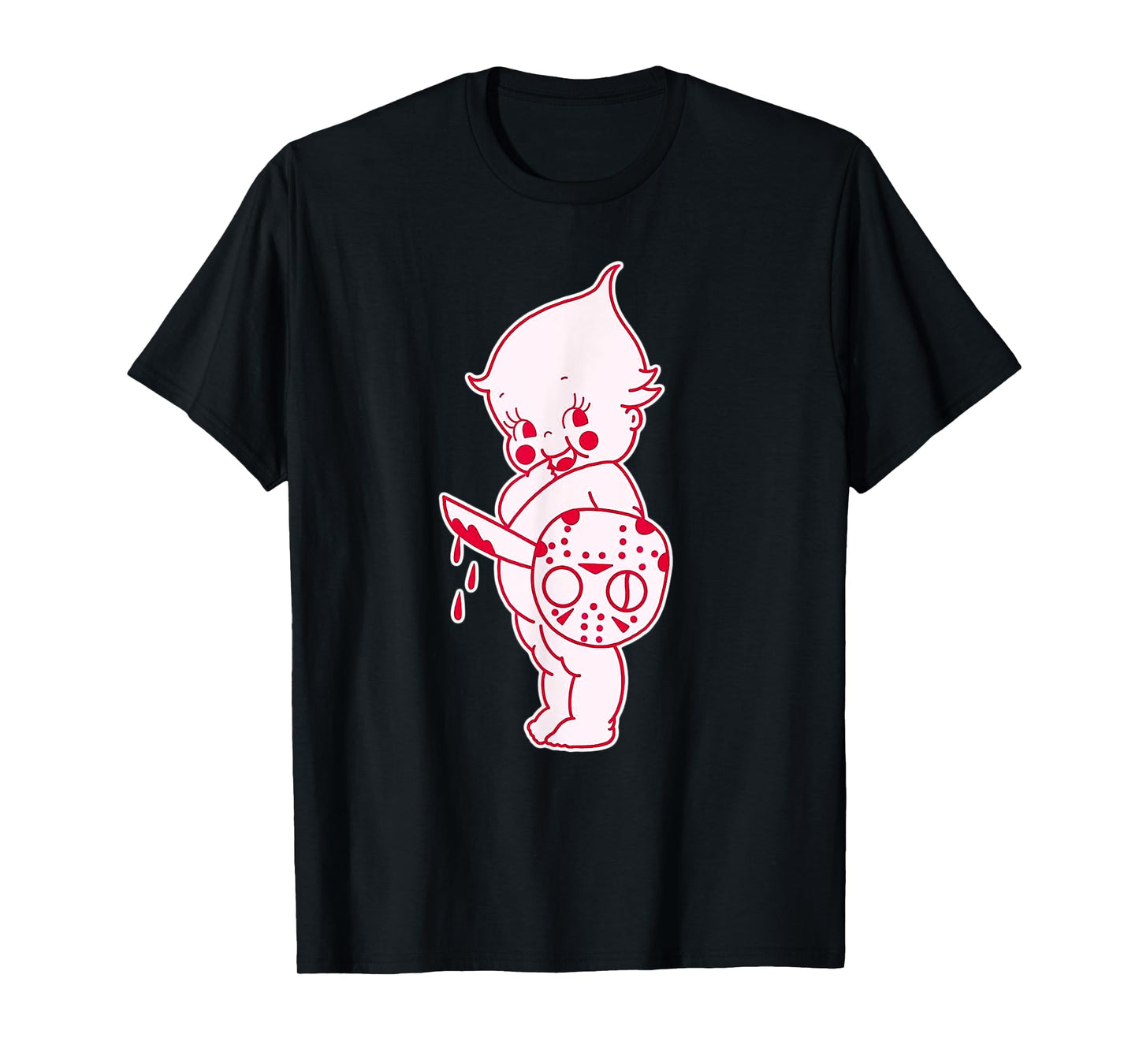 Kewpie Baby Horror Halloween Spooky Scary T-Shirt