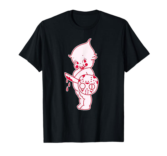 Kewpie Baby Horror Halloween Spooky Scary T-Shirt