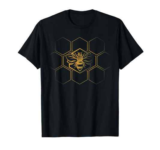 Beekeeper Beekeeping - Honeycomb Love For Bees T-Shirt