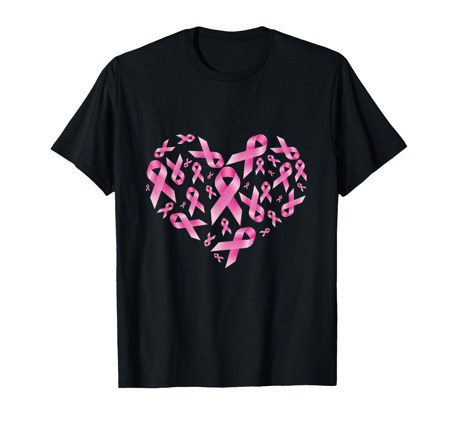 Breast Cancer Awareness Ribbon Heart Warrior T-Shirt