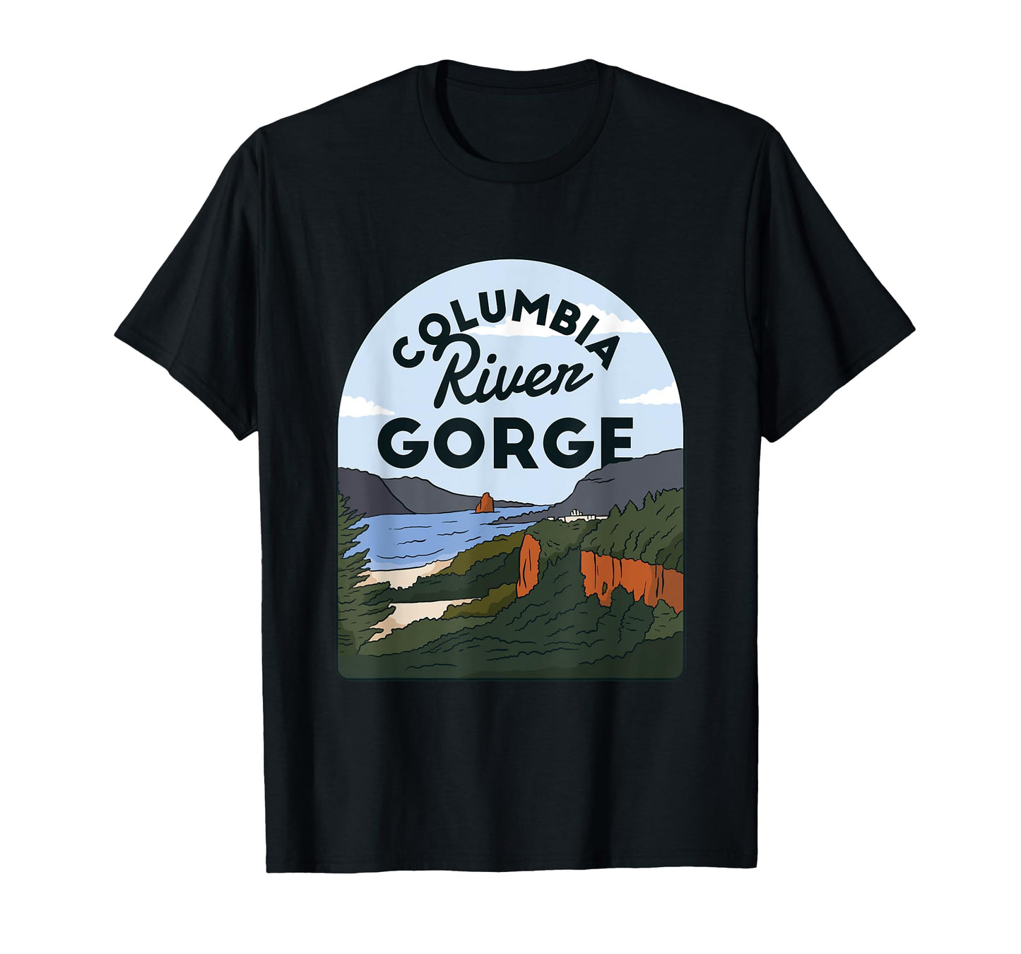 Columbia River Gorge Oregon Travel Nature Portland Salem T-Shirt