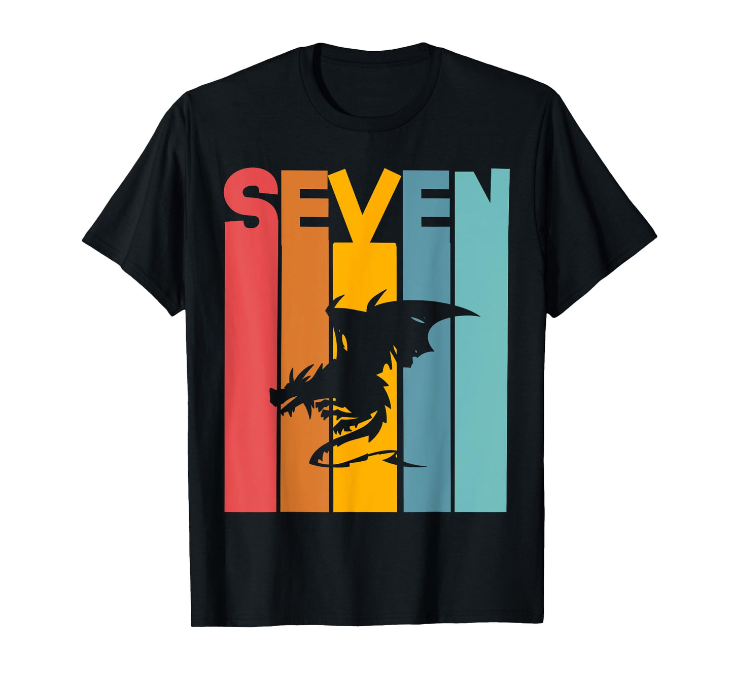 7th Birthday Dragon Children 7 Years Old T-Shirt