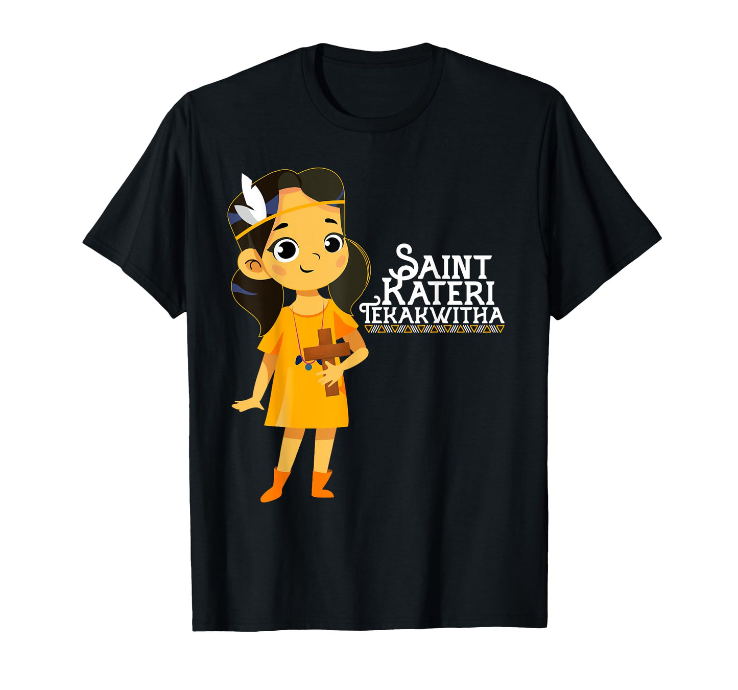 St Kateri Tekakwitha Catholic Saint Lily of the Mohawks T-Shirt