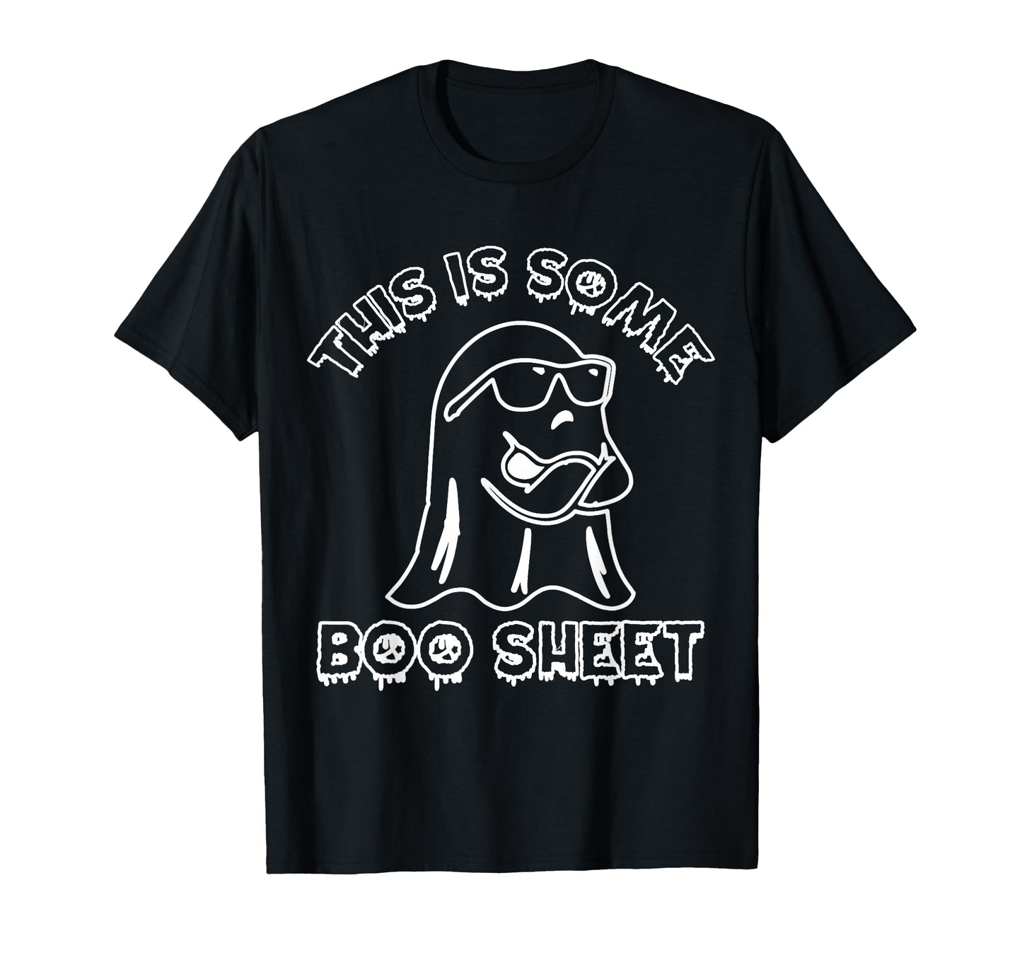 Retro Halloween Costume This is Boo Sheet Ghost Men Women T-Shirt