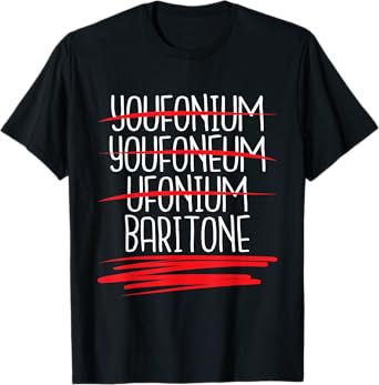 Baritone - Euphonium Lover Horn Player Marching Band Player T-Shirt
