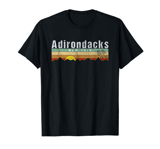 Adirondacks Apparel - Vintage Adirondacks Hiking T-Shirt