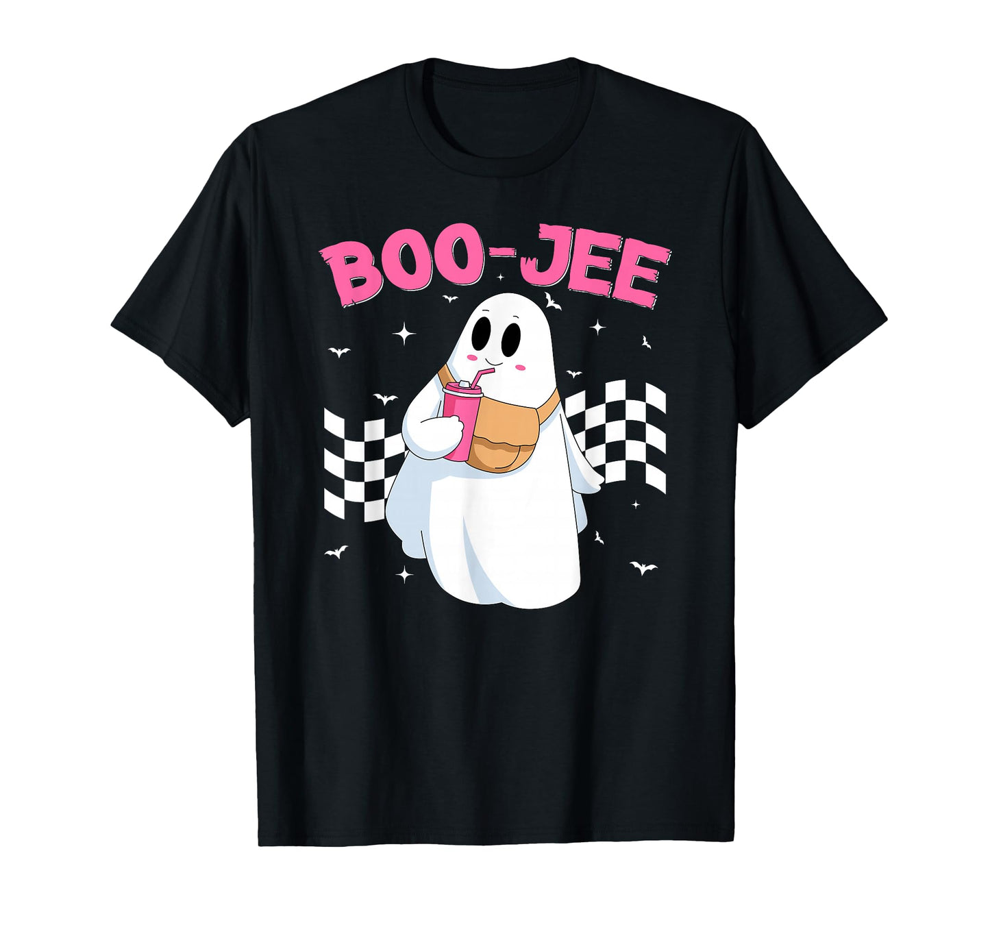Boo JEE Boujee Cute Ghost Spooky Funny Boo Ghost Halloween T-Shirt