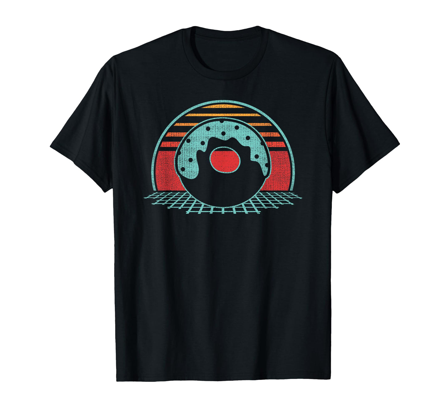 Donut Retro Doughnut Vintage 80s Style Gift T-Shirt