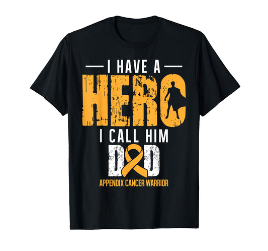 Appendix Cancer Awareness Ribbon T Shirts T-Shirt