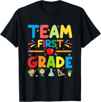 Team First Grade - 1st Grade Teacher Student Kids T-Shirt