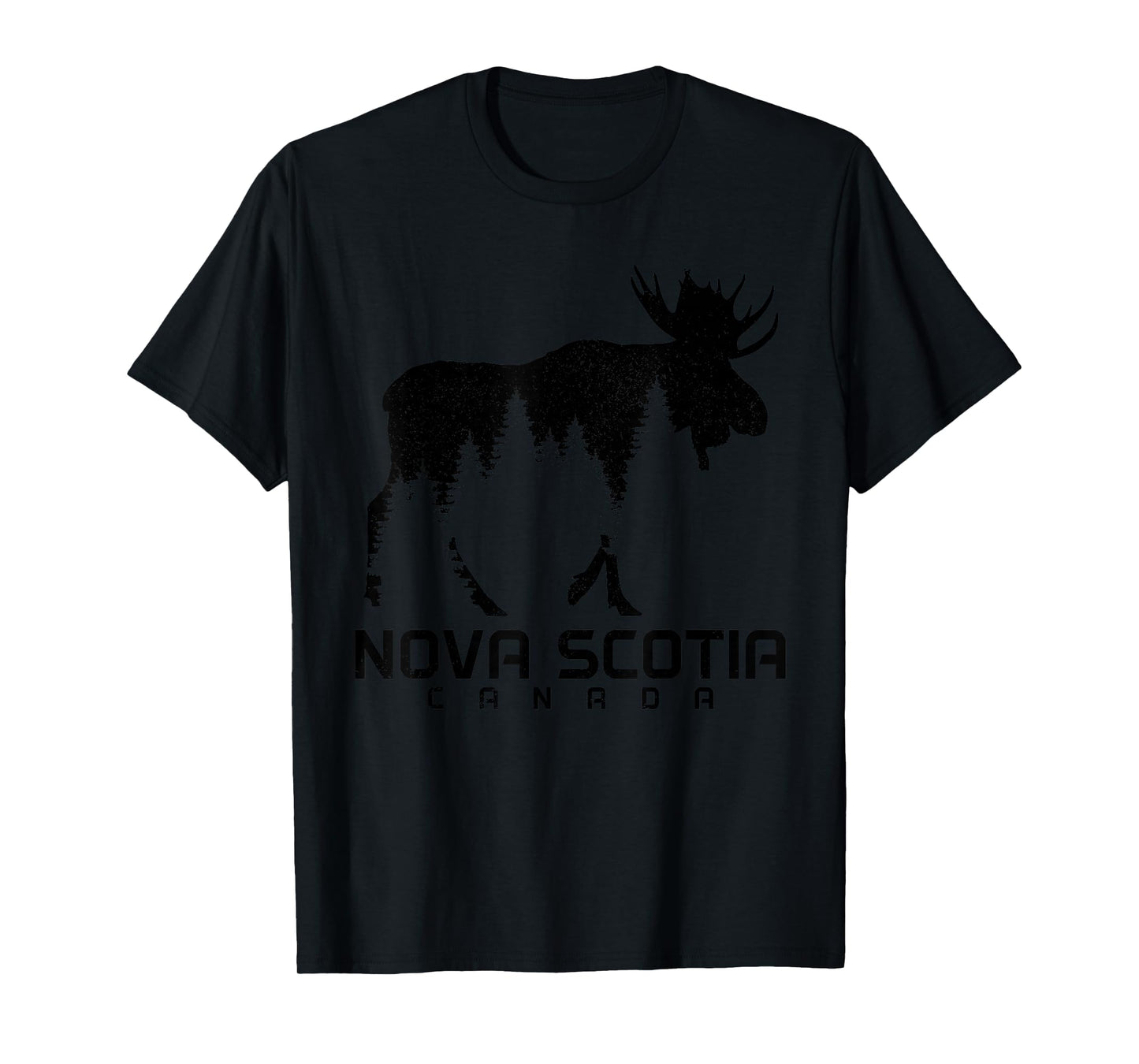 Nova Scotia Canada Vintage Moose Souvenir T-Shirt