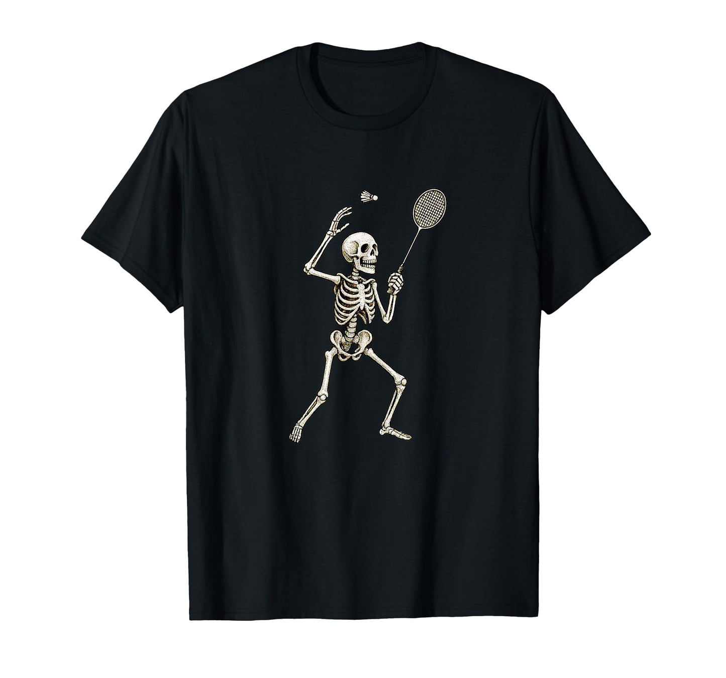 Skeleton Badminton Player T-Shirt