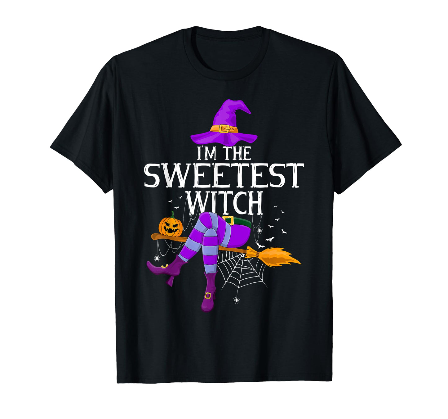 Matching Family Costume I'm The Sweetest Witch Halloween T-Shirt