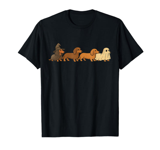 Dachshund Happy Halloweiner Funny Halloween Dogs Lover T-Shirt